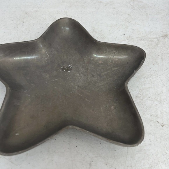 IHI Star Shaped Silver Metal Candy Tray Made In India 10" by 10" - Picture 5 of 10
